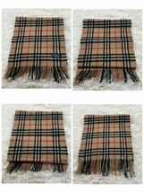 1円　 【超豪華10点】　BURBERRY バーバリー マフラー ノバチェック ブランケット ストール まとめ売り　定番　美品　ウール カシミア100%_画像5