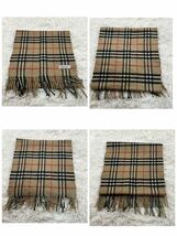 1円　 【超豪華10点】　BURBERRY バーバリー マフラー ノバチェック ブランケット ストール まとめ売り　定番　美品　ウール カシミア100%_画像4