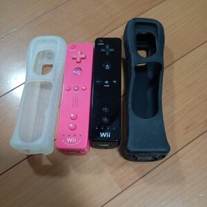 Wii リモコン ブラック ピンク