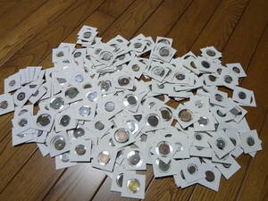 ③大量古銭　近代銭メイン　３００枚まとめて　５０銭・１０銭・５銭・２銭・１銭　銅貨・白銅貨等