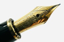 MONTBLANC　モンブラン 万年筆 ペン先 14K ボルドー × ゴールド _画像7