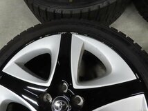 イボ付 トヨタ プリウス 215/45R17 ZVW50 純正 7J +50 PCD100 5穴 ダンロップ ウインターマックス WM02 超バリ溝_画像8