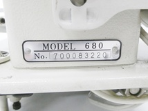 02 67-589236-17 [Y] JANOME ジャノメ MODEL 680 フットペダル 付き ミシン ハンドクラフト 手工芸 旭67_画像6