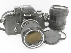 02 68-589470-20 [Y] Nikon ニコン F2 一眼レフ フィルム カメラ レンズ 1:3.5 f=43～86㎜ PENTAX-A 1:3.5～4.5 28～80㎜ セット 旭68