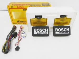 02 69-589910-27 [Y] BOSCH ボッシュ COMPASS LAMP Halogen Beam ハロゲン ランプ LE1473A 角型 2個 セット 付属品付き 旭69