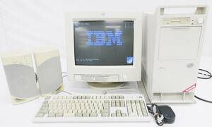 01 00-000000-98 [S] (0214-15) 【HDDなし】 IBM Aptiva 2168-63J デスクトップ パソコン ディスプレイ セット 付属品あり 札経00