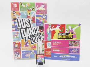 01 00-000000-00 [Y] (187) JUST DANCE 2021 ジャストダンス ソフト ケース付き Nintendo 任天堂 Switch スイッチ 札00