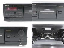 01 07-589330-19 [Y] TEAC ティアック ステレオ カセットデッキ R-560 オートリバース オーディオ機器 札07_画像3