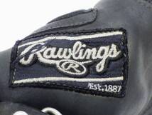 01 07-589949-28 [Y] ZETT ゼット Rawlings ローリングス キャッチャーミット グローブ 2点セット 札07_画像5