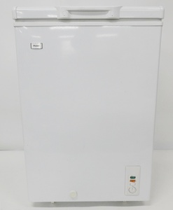 02 65-589556-21 [S] Haier ハイアール 電気冷凍庫 JF-NC103F-1 103L 2016年製 チェスト型 冷凍ストッカー 冷凍庫 フリーザー 旭65