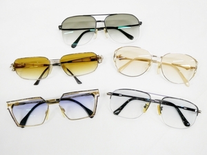 16 38-588975-14 [Y] 眼鏡 サングラス フレーム ブランド CAZAL カザール OXBRIDGE オックスブリッジ GIVENCHY 他 計5点セット 福38