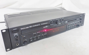 10 28-588482-08 ★ [Y] ティアック TASCAM タスカム MD-CD1BMKII Professional CDプレーヤー/MDレコーダー 2008年製 オーディオ 名28