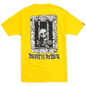 Death Rites - Left to Die S/S T-Shirt　黄色M　デス ライティス - レフト トゥ ダイ ショートスリーブ ティーシャツ