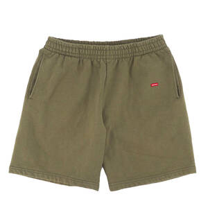 Supreme - Small Box Sweatshort　オリーブL　シュプリーム - スモール ボックス スウェットショーツ　2022SS