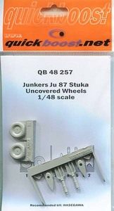 クイックブースト 48257 1/48 ユンカース Ju87 スツーカ スパッツ取外し主脚A