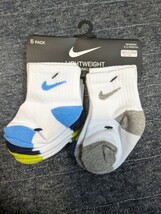 新品未使用 NIKE ナイキ ソックス 靴下 6足セット 6-12ヶ月 乳児 赤ちゃん ベビー キッズ _画像1