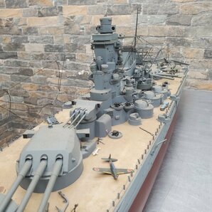 ★☆240116018-3 模型 H.I.J.M.S YAMATO 日本海軍超弩級戦艦 大和 ヤマト 全長約133cm☆★の画像6