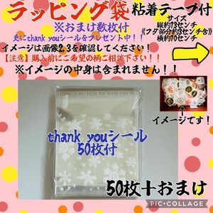 残りわずか　本日のみの特別価格　可愛いopp袋　約13㌢×10㌢　雪の結晶　50枚＋おまけ