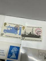 ★コレクター必見 未使用品 使用済み含む 海外切手 英国 イギリス エリザベス女王 レトロ アンティーク コレクション N719_画像5