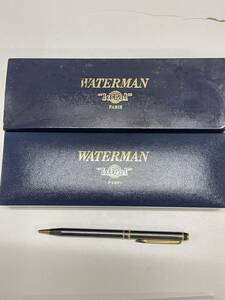 ★コレクター必見 WATERMAN ウォーターマン ボールペン 回転式 文房具 筆記用具 箱付き コレクション N739