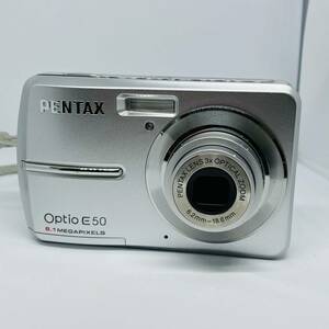 PENTAX ペンタックス E50 Optio オプティオ デジタルカメラ コンパクトデジタルカメラ 【美品】【1円スタート】【送料無料】