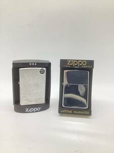 【9915/9958②】ZIPPO 2点おまとめ 未使用品　オマケつき ビッグジッポ オイルライターケース 黒　ビンテージ タバコ 煙草 現状渡し