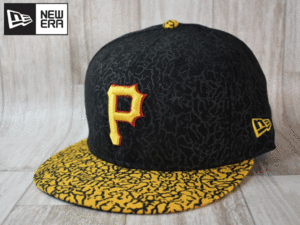 ★未使用品★NEW ERA ニューエラ MLB Pittsburgh Pirates パイレーツ 59FIFTY 7-1/2 59.6cm キャップ 帽子 オールドモデル A83