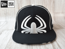 ★未使用品★NEW ERA ニューエラ MARVEL SPIDERMAN マーベル スパイダーマン 59FIFTY 7-1/2 59.6cm キャップ 帽子 オールドモデル A252_画像2