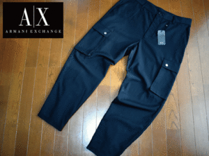 ★US購入★新品★ARMANI EXCHANGE A|X アルマーニエクスチェンジ【34インチ】高級 ボトムス カーゴパンツ スラックス 定価2万 A02