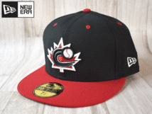 ★未使用品★NEW ERA ニューエラ CANADA BASEBALL カナダ ベースボール 59FIFTY 7-1/2 59.6cm フラットバイザー キャップ 帽子 A384_画像1