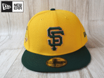 ★未使用品★NEW ERA ニューエラ MLB SAN FRANCISCO GIANTS ジャイアンツ 59FIFTY 7-3/4 61.5cm サイドパッチ キャップ 帽子 USモデル A528_画像2