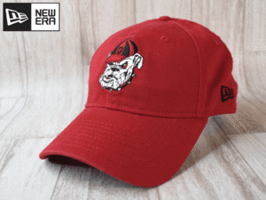 ★未使用品★NEW ERA ニューエラ USカレッジ GEORGIA UNIVERSITY ジョージア大学 49 FORTY SMALL 58cm キャップ 帽子 J10