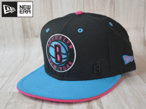 ★未使用品★NEW ERA ニューエラ NBA BROOKLYN NETS ネッツ 9FIFTY フリーサイズ キャップ 帽子 USモデル A525