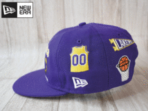 ★未使用品★NEW ERA ニューエラ NBA LA LAKERS レイカーズ 9FIFTY RETRO CROWN フリーサイズ キャップ 帽子 USモデル A544_画像3