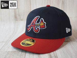 ★未使用品★NEW ERA ニューエラ MLB ATLANTA BRAVES アトランタ・ブレーブス 59FIFTY Low Profile 7-3/8 58.7cm キャップ 帽子 J71