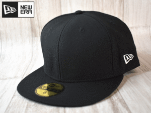 ★未使用品★NEW ERA ニューエラ 59FIFTY 8 63.5cm 無地 キャップ 帽子 USモデル デッドストック J27