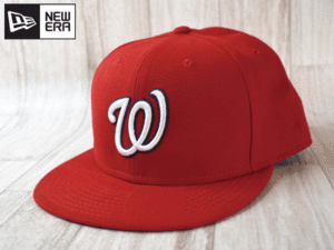 ★未使用品★NEW ERA ニューエラ MLB WASHINGTON NATIONALS ナショナルズ 59FIFTY 7-3/8 58.7cm COOL BASE キャップ 帽子 USモデル J130