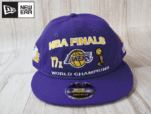 ★未使用品★NEW ERA ニューエラ NBA LA LAKERS レイカーズ 9FIFTY RETRO CROWN フリーサイズ キャップ 帽子 A750_画像2