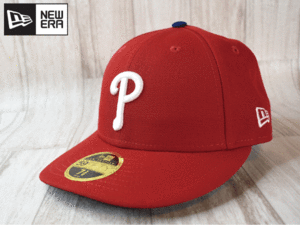 ★未使用品★NEW ERA ニューエラ MLB PHILADELPHIA PHILLIES フィリーズ 59FIFTY Low Profile 7-3/8 58.7cm キャップ 帽子 A700