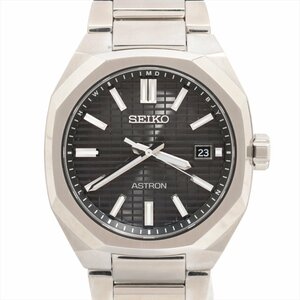 ■ 1円 ~ 正規中古 参定13.2万円 ■ セイコー SEIKO ■ アストロン SBXY063 ネクスタ― NEXTER ■ 箱保コマ3 ソーラー 黒文字盤 ホワイト