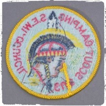 BT23 CUB SCOUT CAMPING S.E.WI COUNCIL BSA ボーイスカウト ワッペン パッチ ロゴ エンブレム 米国 輸入雑貨 インディアン 刺繍_画像2