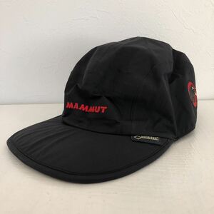 (k) MAMMUT GORE-TEX マムート Pochetable Cap サイズL 58cm 帽子 キャップ 黒 ブラック 