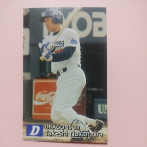1997 Calbee baseball card N28 Nakamura Takeshi ( middle day )