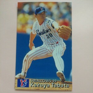 1997 Calbee baseball card N137 rice field field one .( Yakult )