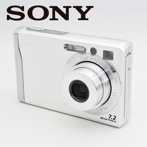 ソニー SONY DSC-W80 シルバー 光学3倍ズームレンズ コンデジ カメラ 中古