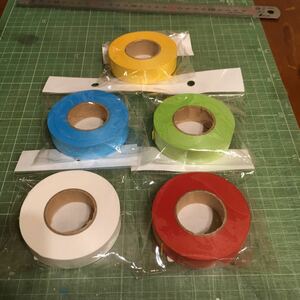 紙テープ　余り物　5色セット
