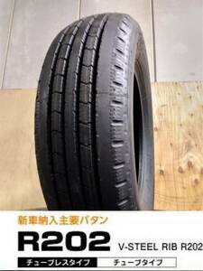 新車外しタイヤ ★225/70R16 ブリヂストン R202★6本1セット 2019年製