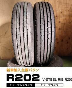 新車外しタイヤ ★215/85R16 ブリヂストン R202★2本1セット 2019年製：2022年製