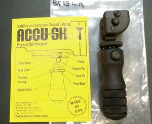  B&T INDUSTRIES ACCU-SHOT PRECISION RAIL MONOPOD BT13-QK アキュ ショット モノポッド M16 M4 AR15 SR16 HK 実銃用 送料無料