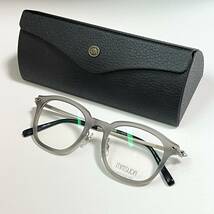 未使用品◆MATSUDA EYEWEAR マツダ アイウェア 眼鏡フレーム メガネ M2039 人気品番 47□21-145 メンズ レディース シルバー クリアグレー_画像9